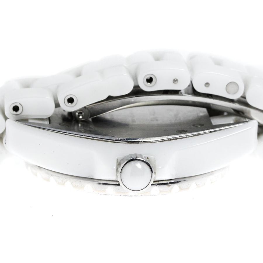 シャネル CHANEL H0968 J12 アフターダイヤベゼル 白セラミック デイト クォーツ レディース _813356 CHANEL（シャネル） CHANEL H0968 J12 アフターダイヤベゼル 白