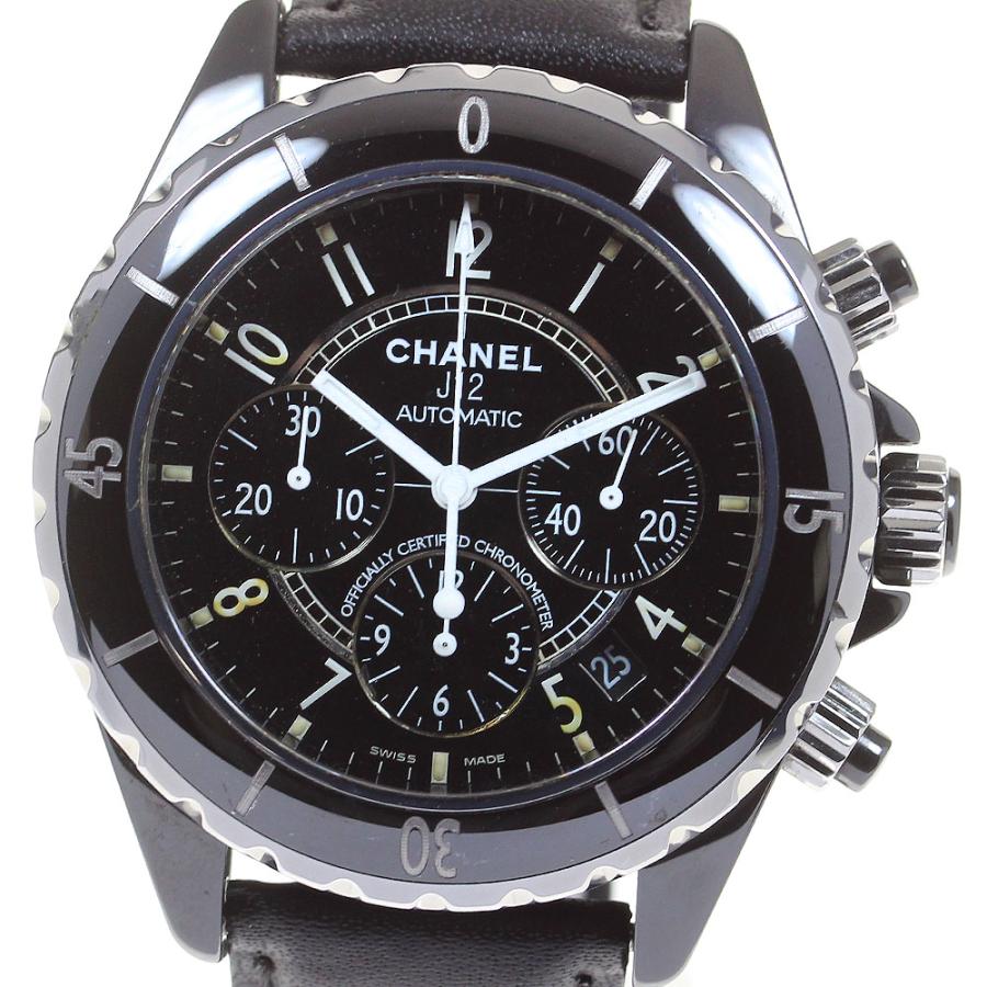 CHANEL（シャネル） CHANEL H0939 J12 黒セラミック クロノグラフ 自動 