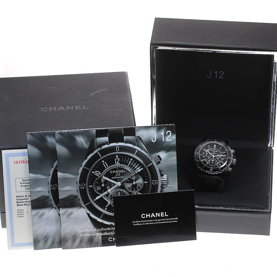 CHANEL（シャネル） CHANEL H0939 J12 黒セラミック クロノグラフ 自動