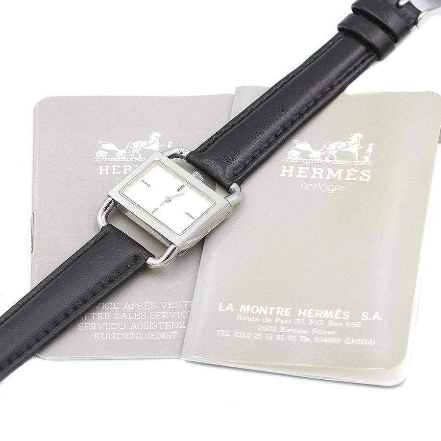 HERMES（エルメス） エトリエ クォーツ レディース 保証書付き_813981