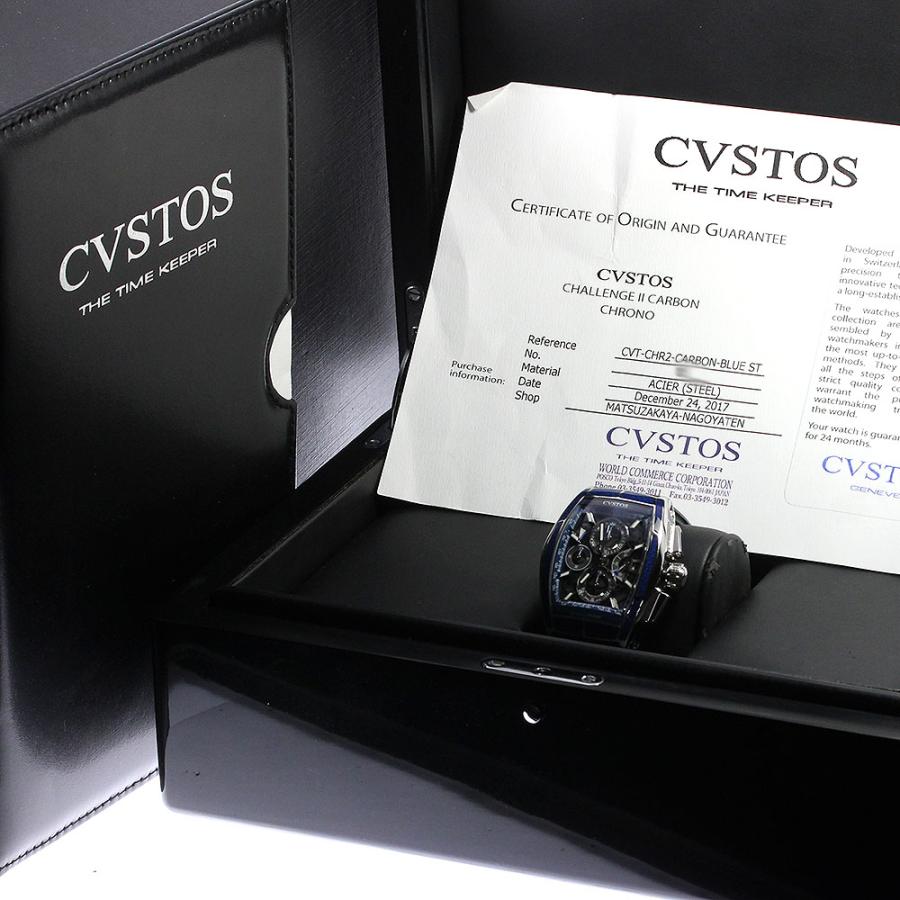 CVSTOS クストス CVT-CHR2-CARBON-BLUE ST チャレンジ クロノ II CVSTOS クストス CVT-CHR2-CARBON-BLUE ST チャレンジ クロノ II