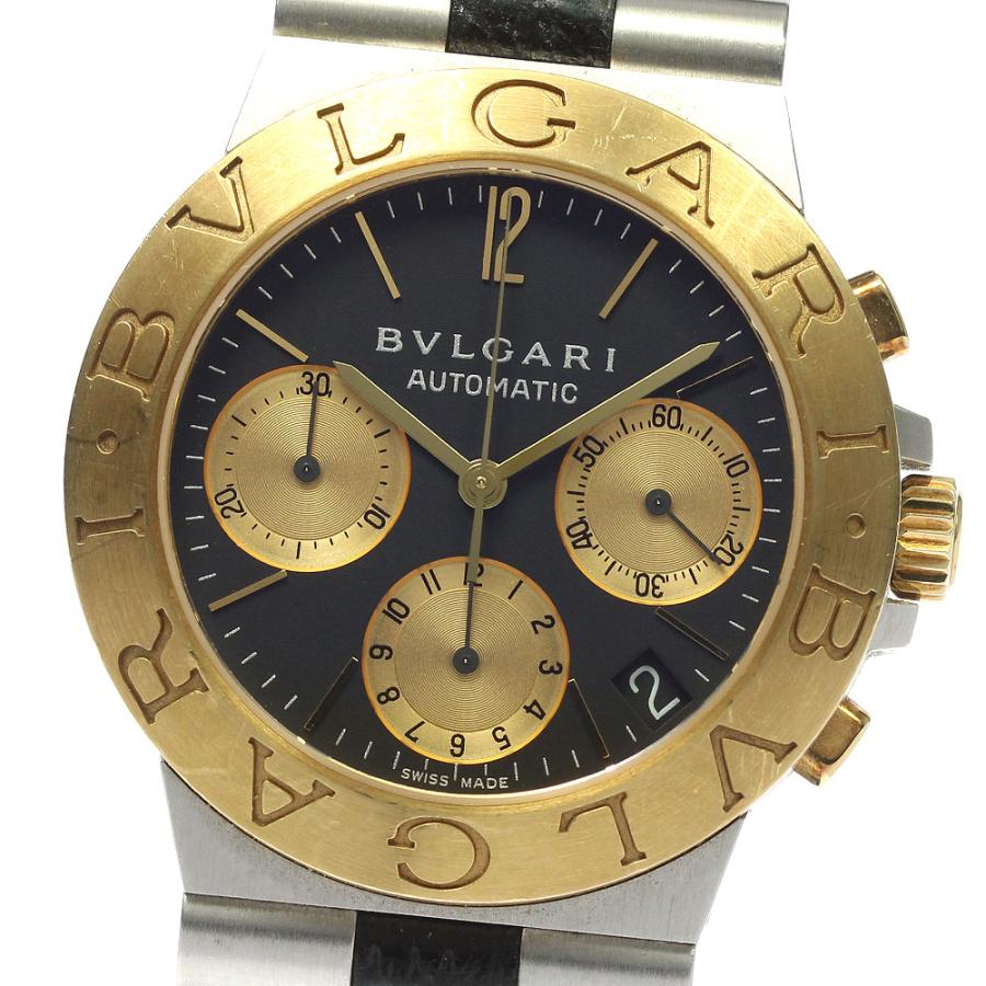 BVLGARI ブルガリ CH35SG ディアゴノ スポーツ クロノグラフ YGベゼル  