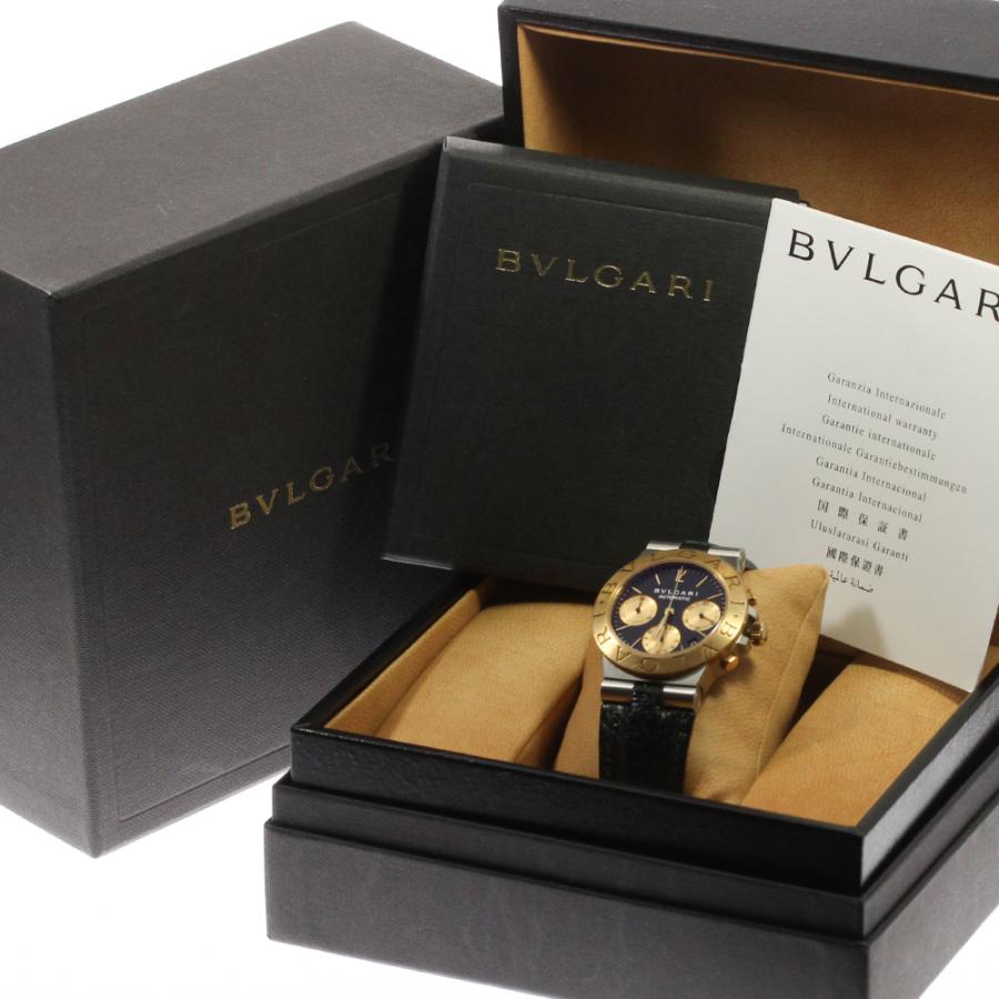 ブルガリ BVLGARI CH35SG ディアゴノ スポーツ クロノグラフ YGベゼル 