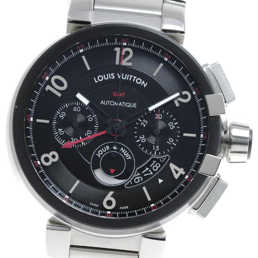LOUIS VUITTON ルイ・ヴィトン Q1052 タンブール クロノグラフ GMT 