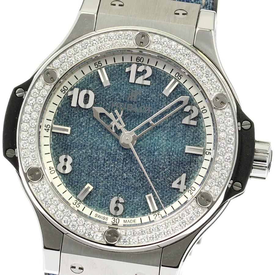 ウブロ HUBLOT ビッグバン ダイヤベゼル クォーツ メンズ良品 ウブロ HUBLOT ビッグバン ダイヤベゼル クォーツ メンズ良品