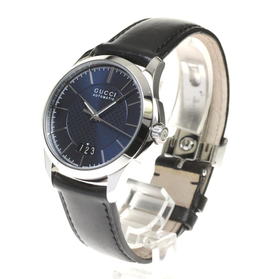 GUCCI 自動巻き時計　126.4 稼働中 おまけ付き GUCCI グッチ 126.4 Gタイムレス 腕時計 ステンレススチール/PGP