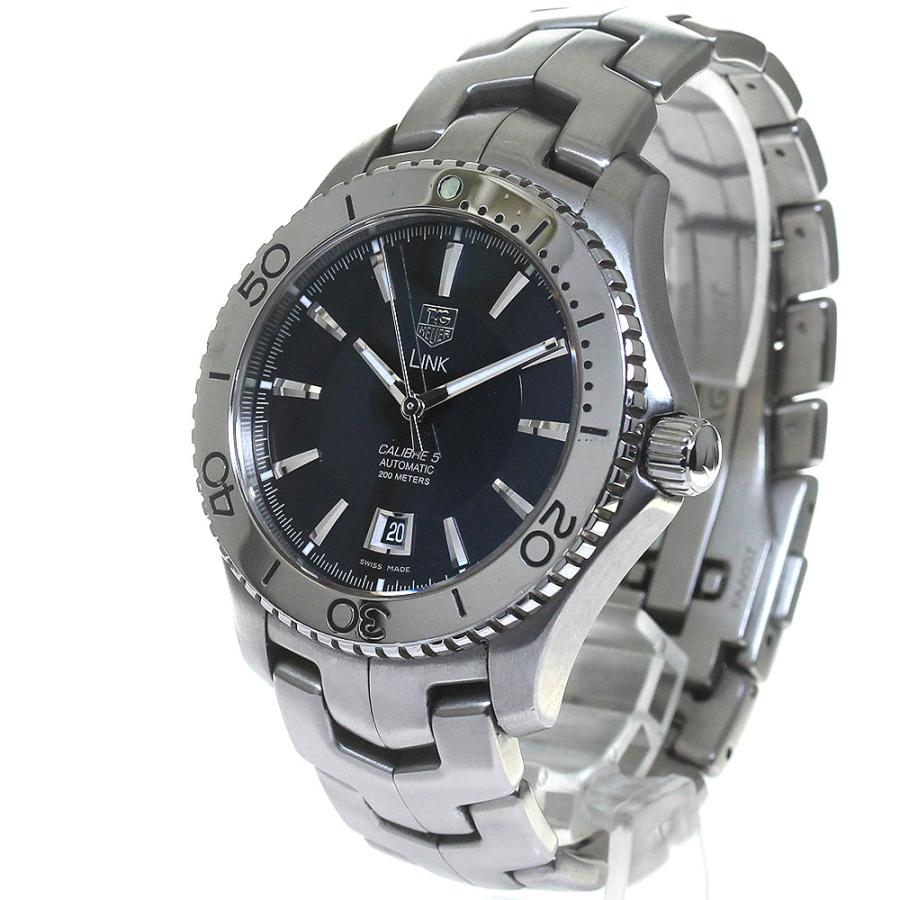 TAG HEUER タグホイヤー WJ201A リンク キャリバー5 デイト 自動巻き メンズ _815865 : CLOSER Yahoo ...