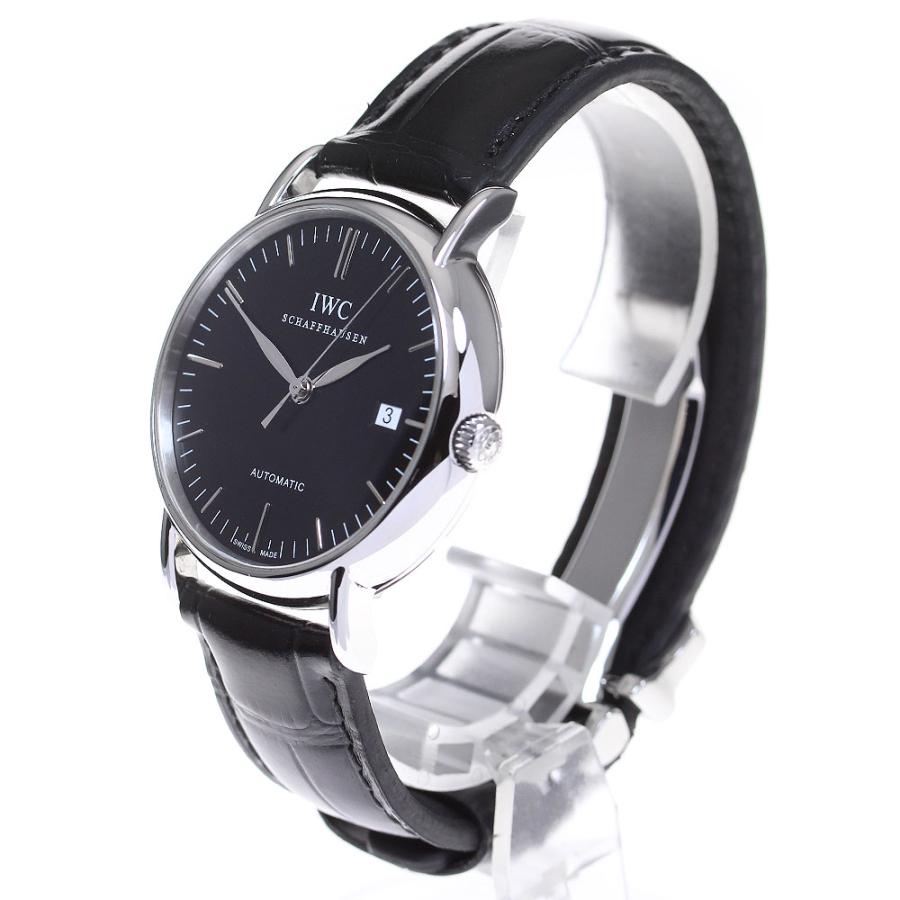 IWC SCHAFFHAUSEN IW356308 ポートフィノ デイト 自動巻き メンズ 良品  