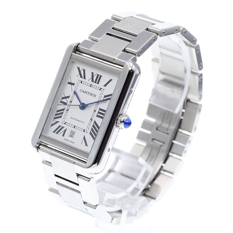 カルティエ タンクソロ XL デイト 自動巻き W5200028 Cartier カルティエ CARTIER W5200028 タンクソロ XL デイト