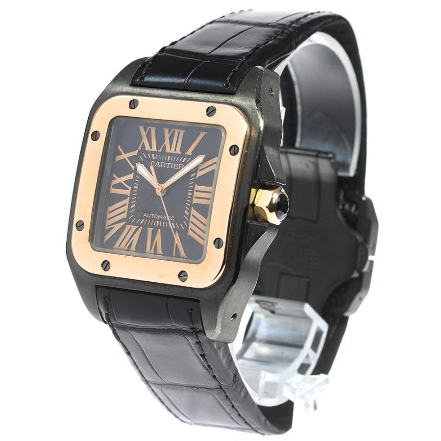 Cartier（カルティエ） CARTIER W2020009 サントス100LM カーボン 自動 