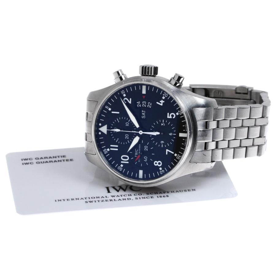 IWC SCHAFFHAUSEN 訳あり IW377704 パイロットウォッチ クロノグラフ  