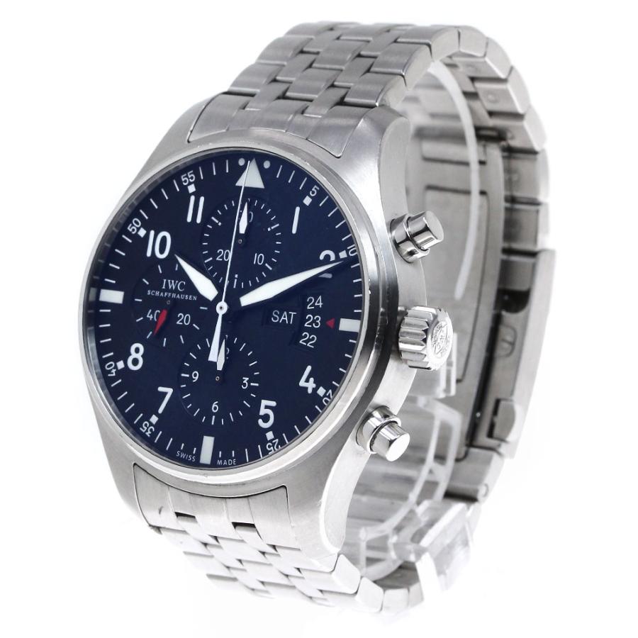 IWC SCHAFFHAUSEN 訳あり IW377704 パイロットウォッチ クロノグラフ  