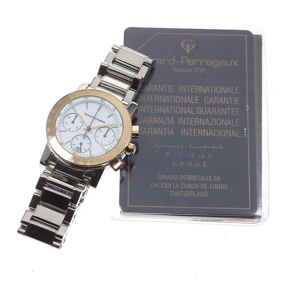 ジラール・ペルゴ GIRARD PERREGAUX 7700 7001 クロノグラフ デイト  
