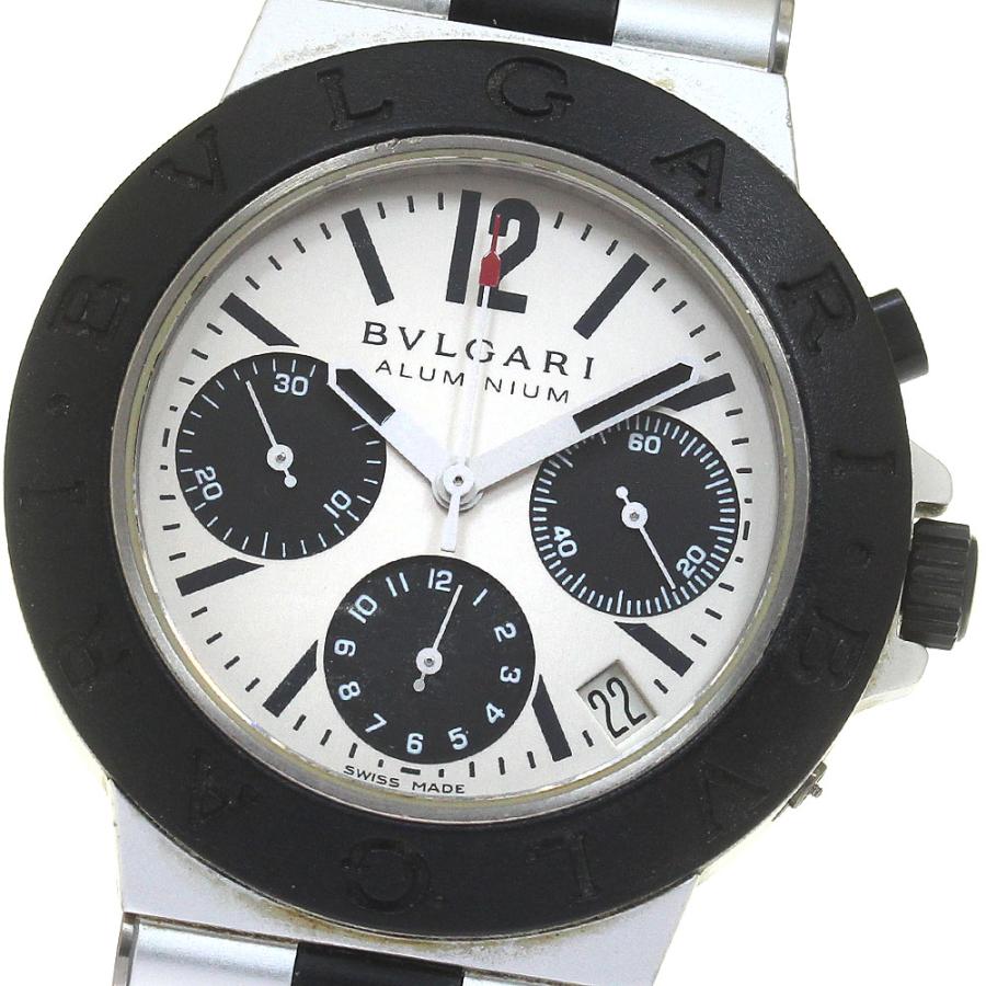 BVLGARI（ブルガリ） 訳あり BVLGARI AC38TA アルミニウム クロノ 