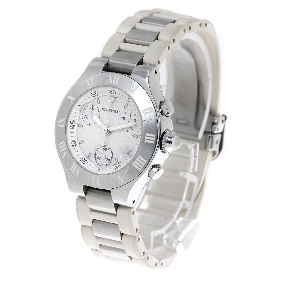 カルティエ クロノスカフSM 32mm W10197U2 レディース 腕時計【Aランク】【中古】 Cartier - カルティエ クロノスカフSM 32mm W10197U2 レディース