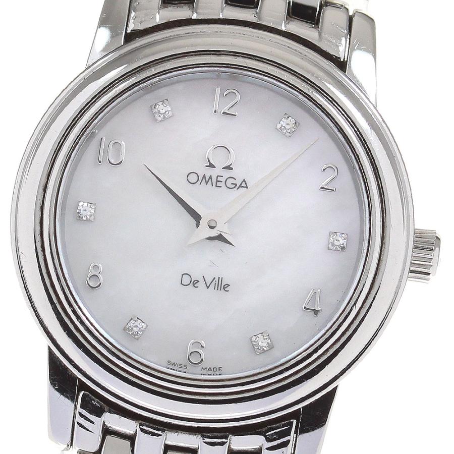 オメガ OMEGA 4570.75 デビル プレステージ 6Pダイヤ クォーツ レディース _818457 OMEGA（オメガ） OMEGA 4570.75 デビル プレステージ 6Pダイヤ