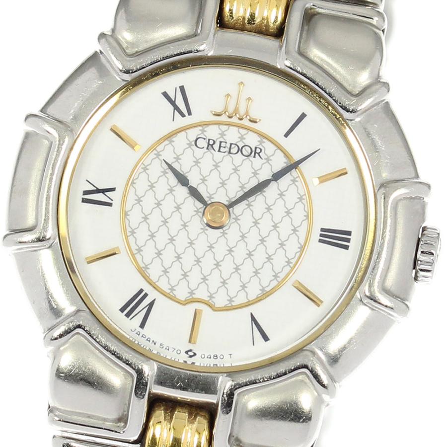【電池交換済】SEIKO CREDOR クレドール 腕時計 5A70-0160 電池交換済】SEIKO CREDOR クレドール 腕時計 5A70-0160