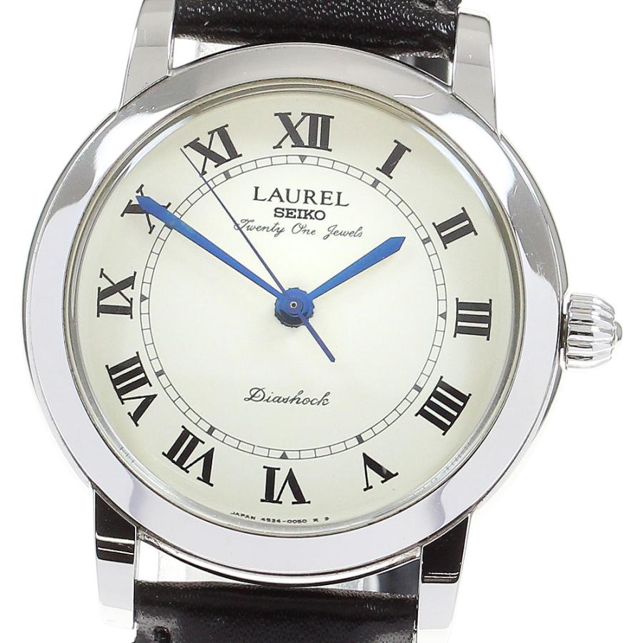SEIKO（セイコー） SEIKO 4S24-0050 ローレル 琺瑯文字盤 手巻き