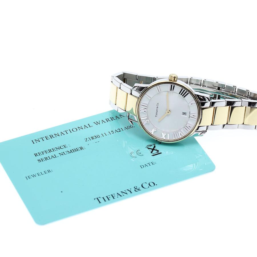 ティファニー TIFFANY&Co. アトラスドーム デイト YGコンビ クォーツ 