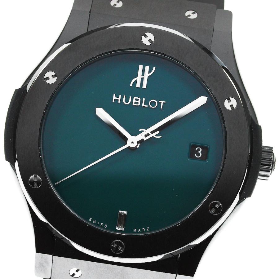 ウブロ HUBLOT 511.CM.5270.RX.MYOS クラシックフュージョン ブラックセラミック 自動巻き メンズ 極美品 箱・保証書付き_819743 HUBLOT（ウブロ） HUBLOT 511.CM.5270.RX.MYOS クラシックフュージョン