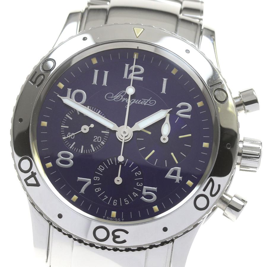 ブレゲ Breguet 3807 アエロナバル タイプXX クロノグラフ 日本限定 自動巻き メンズ 良品 _820025 ブレゲ（BREGUET） Breguet 3807 アエロナバル タイプXX クロノグラフ