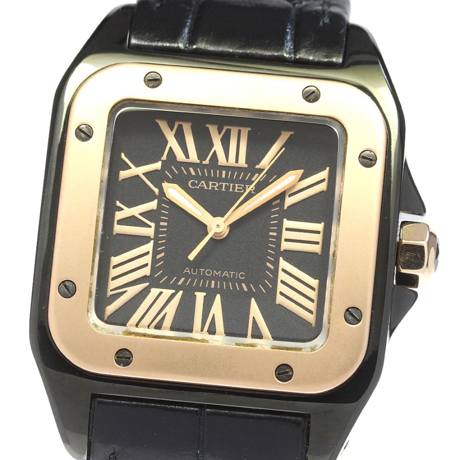 Cartier（カルティエ） CARTIER W2020007 サントス100 MM K18PGベゼル