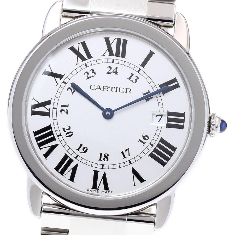 カルティエ CARTIER W6701005 ロンドソロ LM クォーツ メンズ 楽天市場】カルティエ CARTIER W6701005 ロンドソロ LM デイト