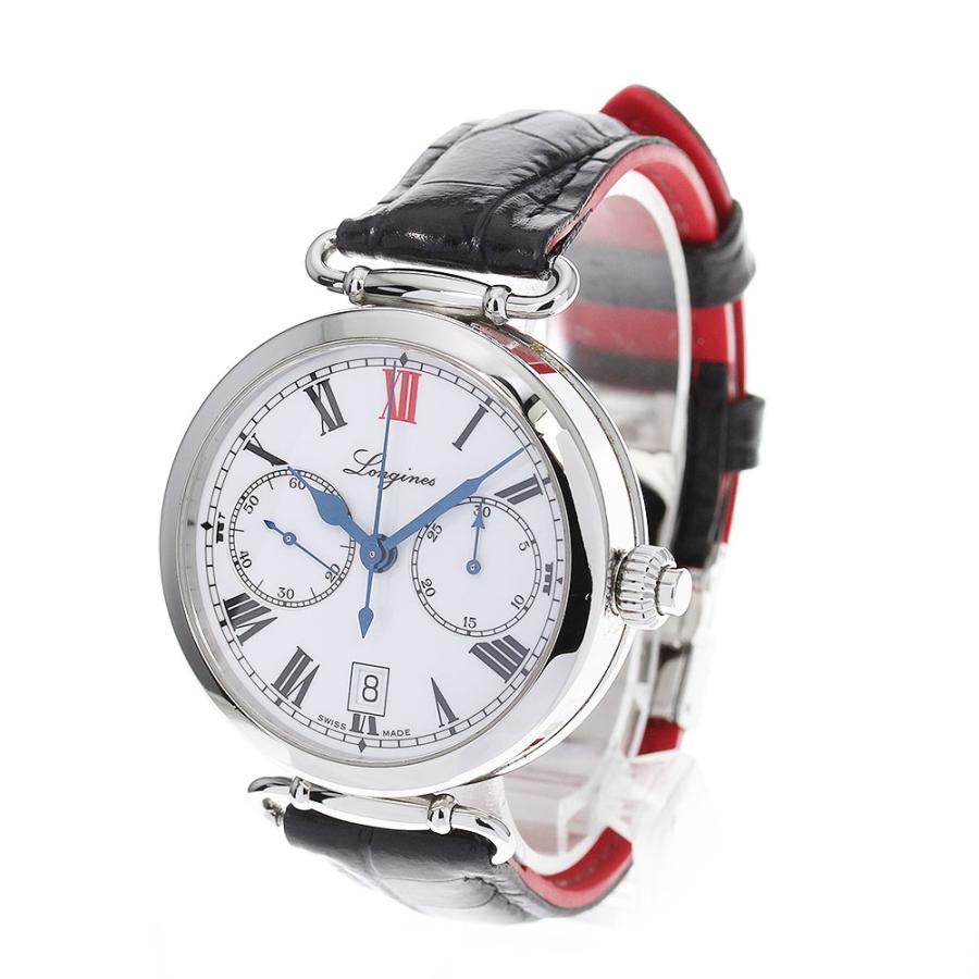 ロンジン LONGINES L2.776.4 ヘリテージコレクション ワンプッシュクロノ 自動巻き メンズ 保証書付き_891072 LONGINES（ロンジン） LONGINES L2.776.4 ヘリテージコレクション ワン