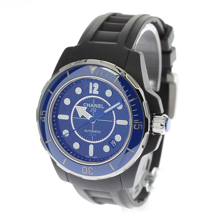 シャネル CHANEL J12 マリーン H2559 自動巻き デイト 腕時計 SS シルバー×ブルー CHANEL（シャネル） CHANEL H2559 J12 マリーン デイト 自動巻き