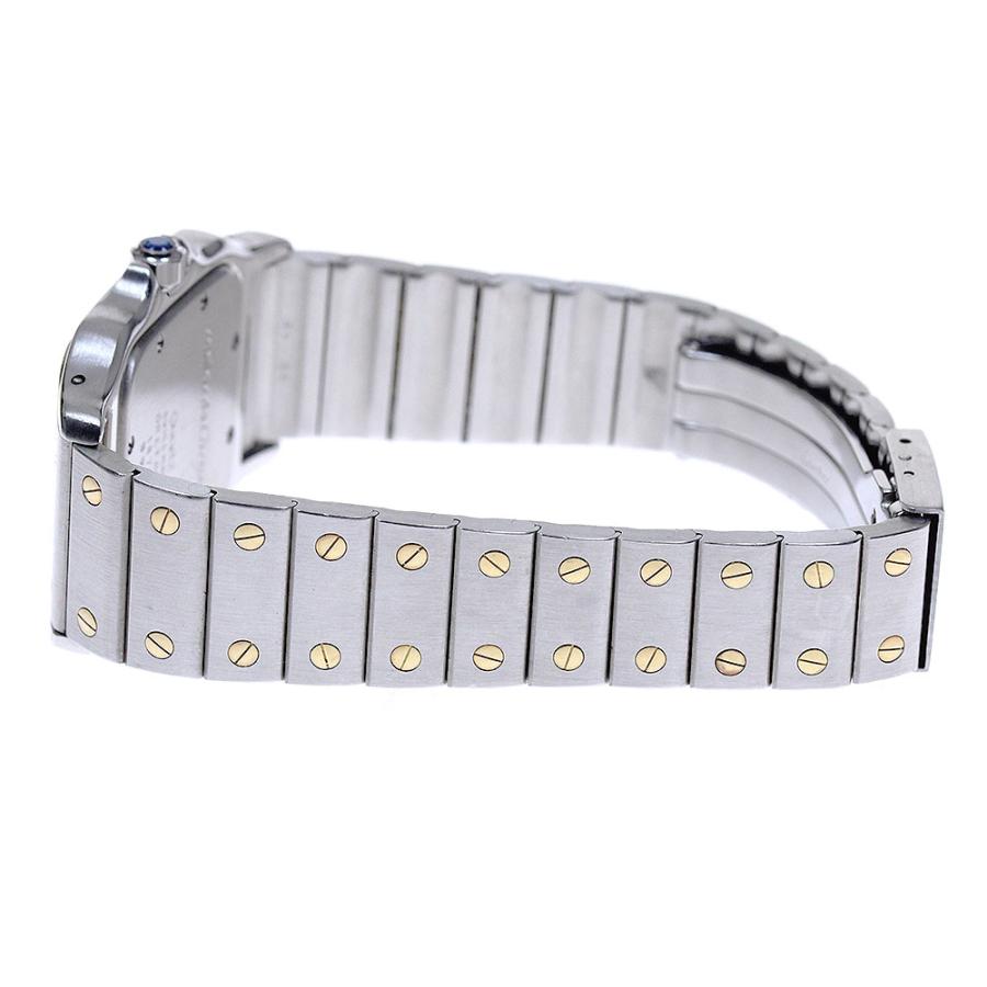カルティエ CARTIER W20011C4 サントスガルベ LM YGコンビ クォーツ メンズ _821558 Cartier（カルティエ） CARTIER W20011C4 サントスガルベ LM YGコンビ