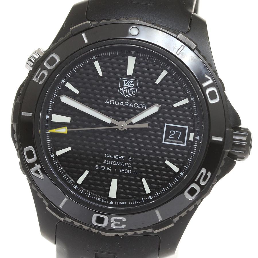 TAG HEUER（タグ・ホイヤー） TAG HEUER WAK2180.FT6027 アクアレーサー キャリバー5 自動巻き メンズ 保証書 ...