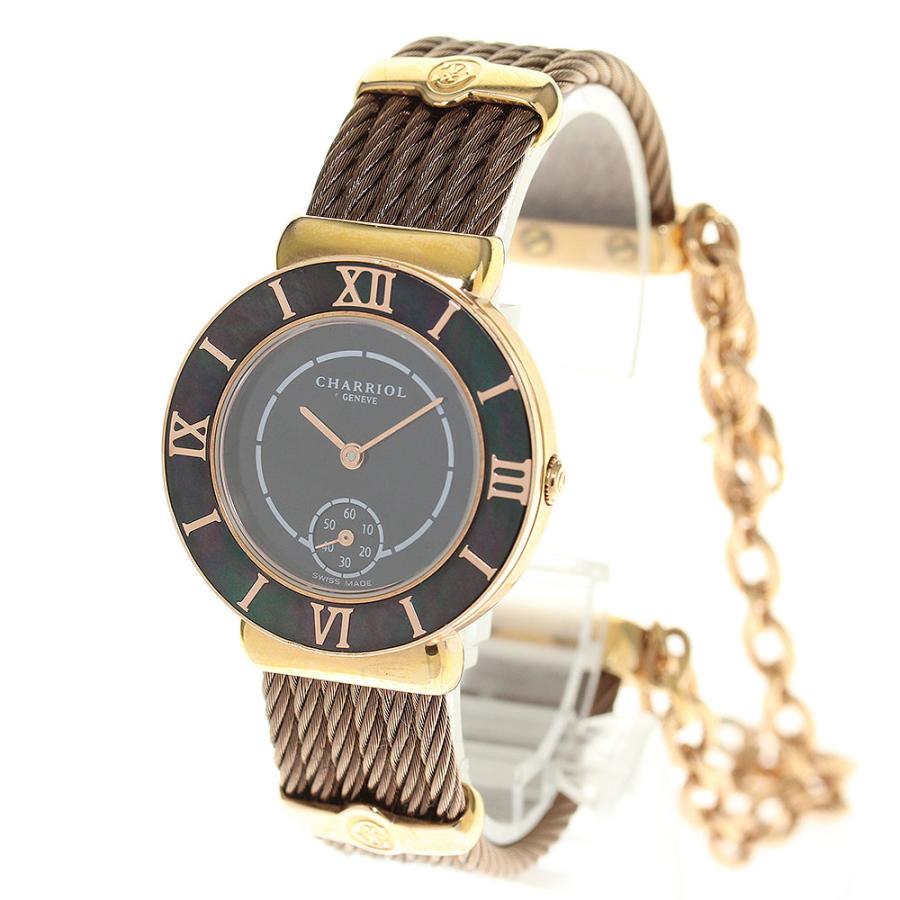 CHARRIOL シャリオール サントロペ 30mm レディース腕時計 中古