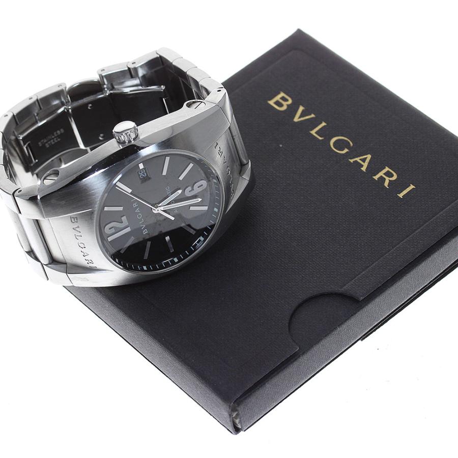 ブルガリ BVLGARI EG40S エルゴン デイト 自動巻き メンズ 保証書付き_ 