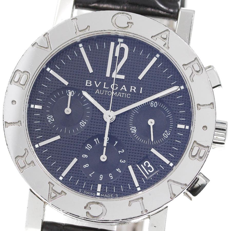 BVLGARI ブルガリ BB38SLCH ブルガリブルガリ クロノグラフ 自動巻き  