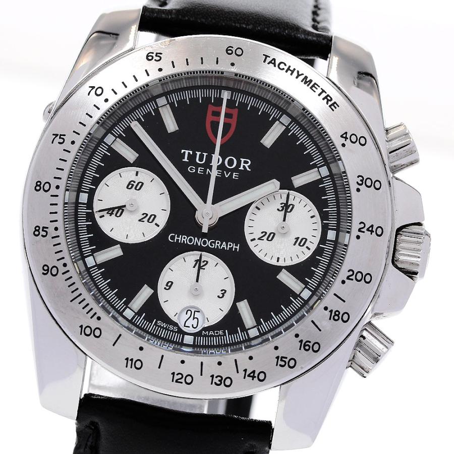 TUDOR チュードル 20300 スポーツライン クロノグラフ 自動巻き メンズ  