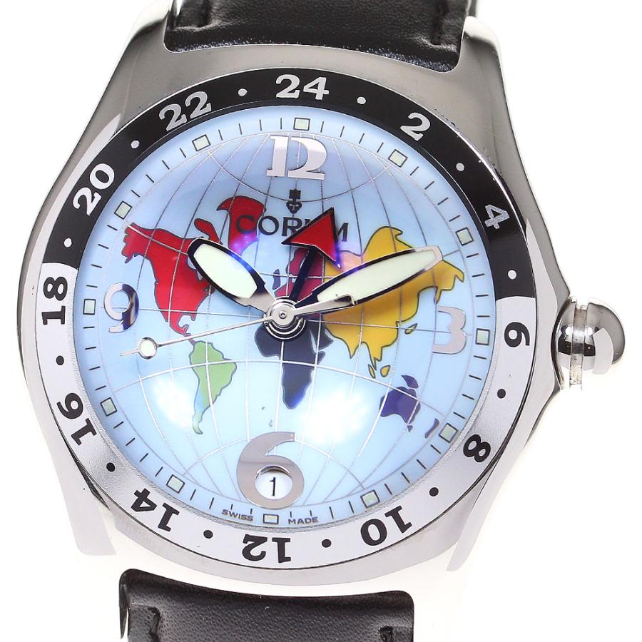 訳あり コルム CORUM 383.150.20 バブル GMT 自動巻き メンズ 箱・保証書付き_822147 CORUM（コルム） 訳あり CORUM 383.150.20 バブル GMT 自動巻き メンズ