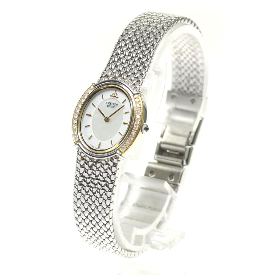 SEIKO セイコー 5A70-3000/GSWE984 クレドール シグノ 20Pダイヤ  