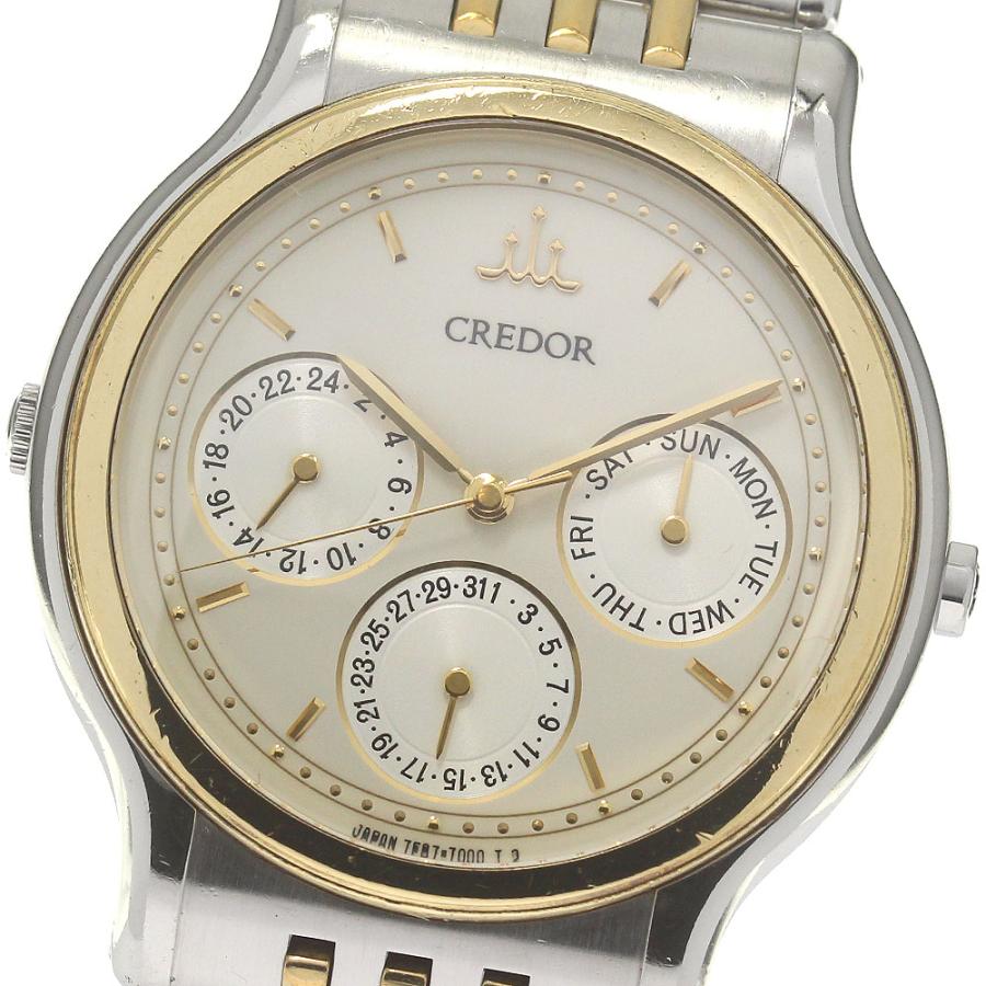 SEIKO セイコー 7F87-7000 クレドール デイデイト クォーツ SEIKO セイコー 7F87-7000 クレドール デイデイト クォーツ