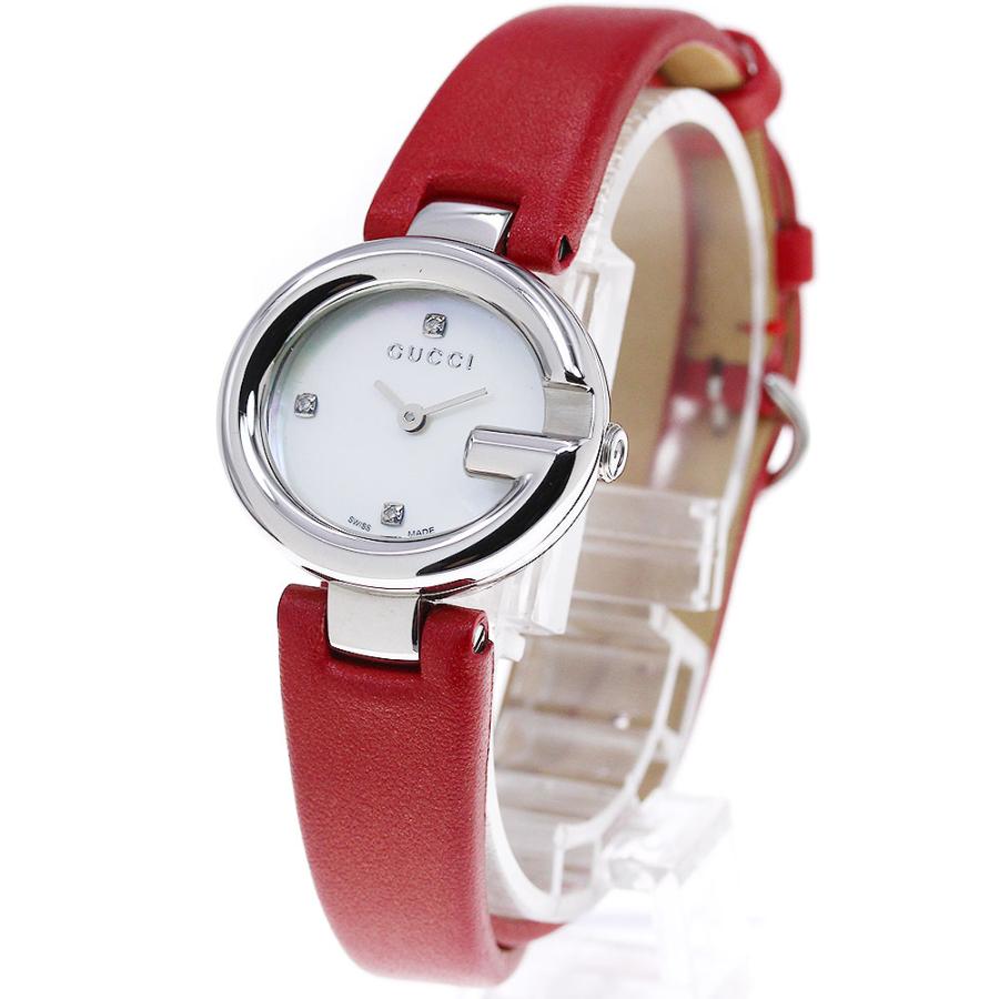 GUCCI グッチ 134.5/YA134508 3Pダイヤモンド クォーツ レディース  