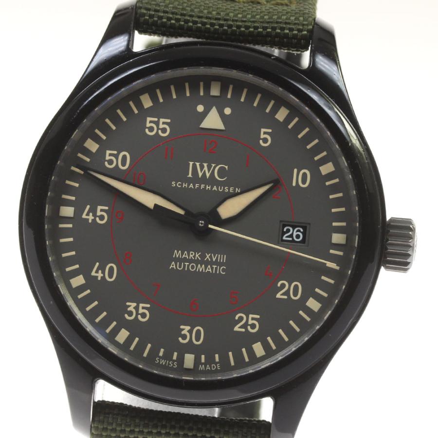 IWC SCHAFFHAUSEN IW324702 パイロットウォッチ マークXVIII トップガン ミラマー デイト 自動巻き メンズ 保証書付き_823416 IWC SCHAFFHAUSEN（IWCシャフハウゼン） IWC SCHAFFHAUSEN IW324702