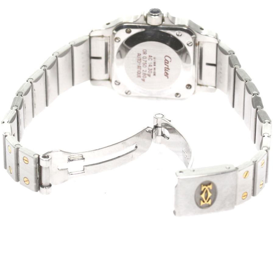カルティエCARTIER サントスガルべSM YGコンビ自動巻き Cartier（カルティエ） サントスガルベSM YGコンビ 自動巻き