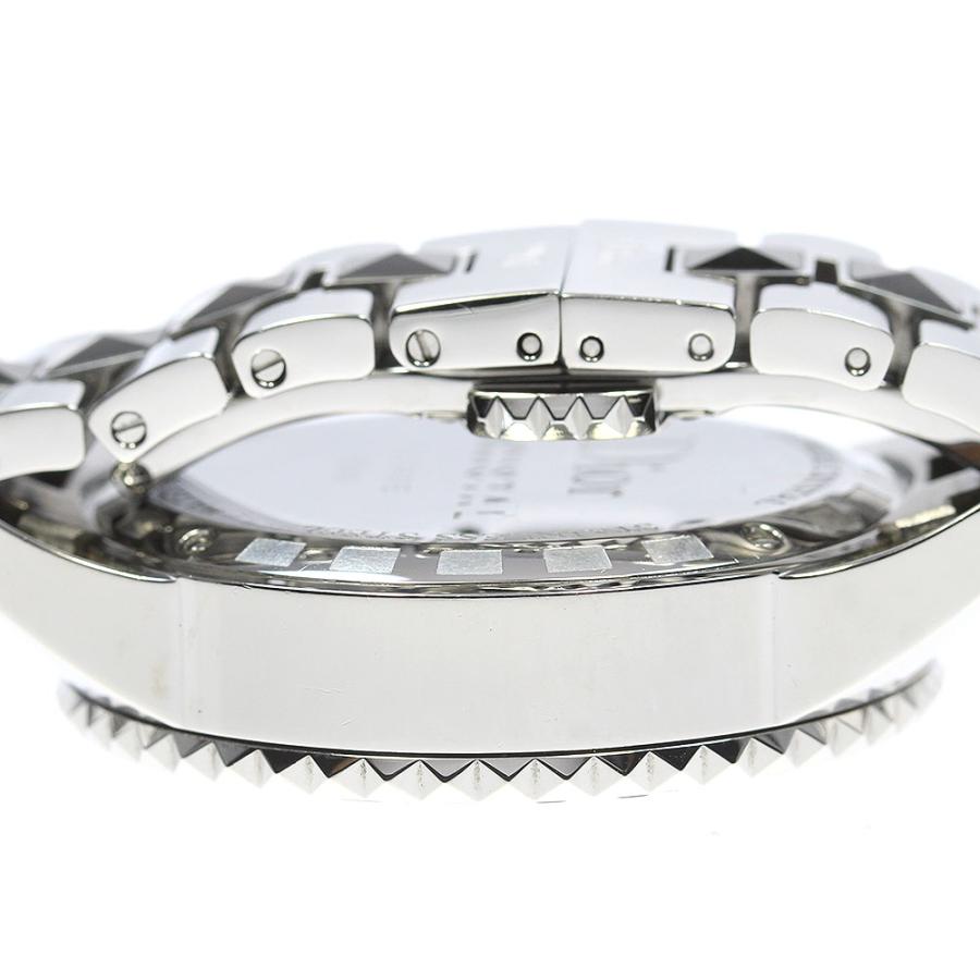 ディオール Dior CD11431E クリスタル 14P ダイヤベゼル クロノグラフ