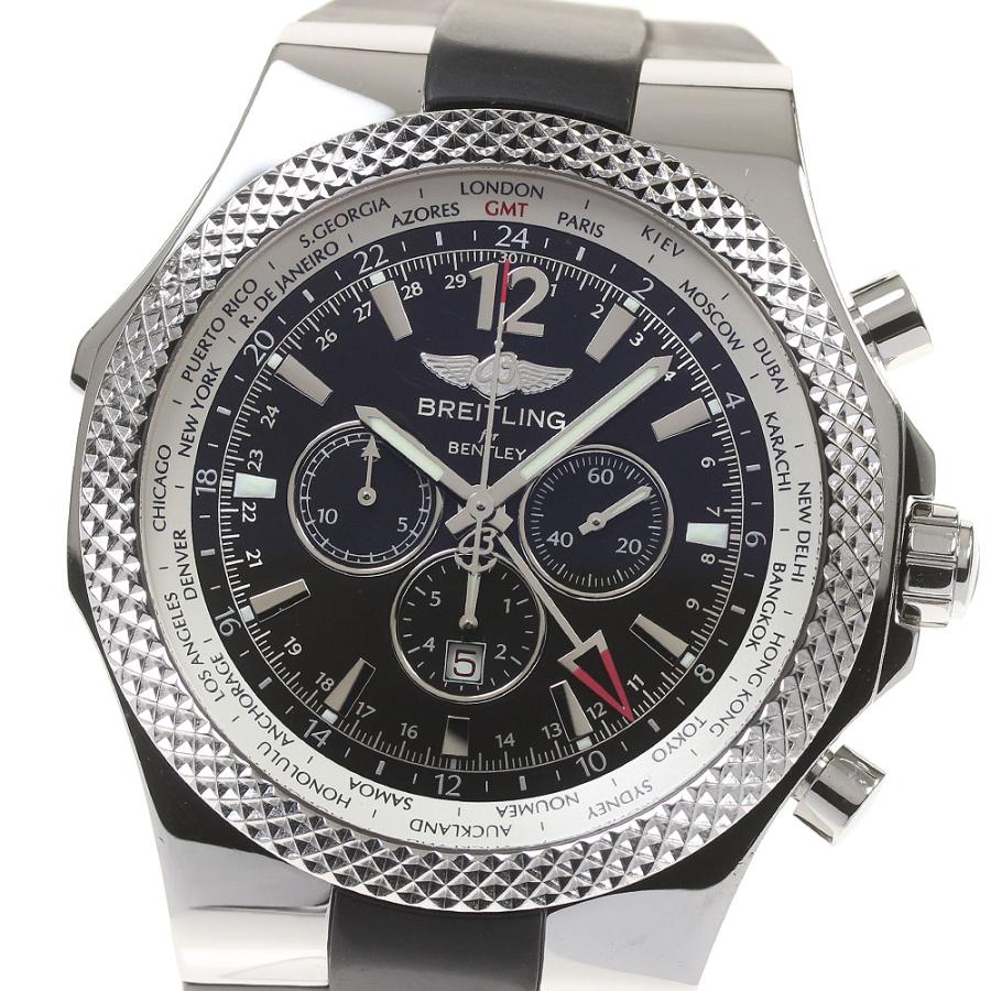 ブライトリング（BREITLING） BREITLING A47362 ベントレー GMT クロノグラフ 自動巻き メンズ _824417 ...