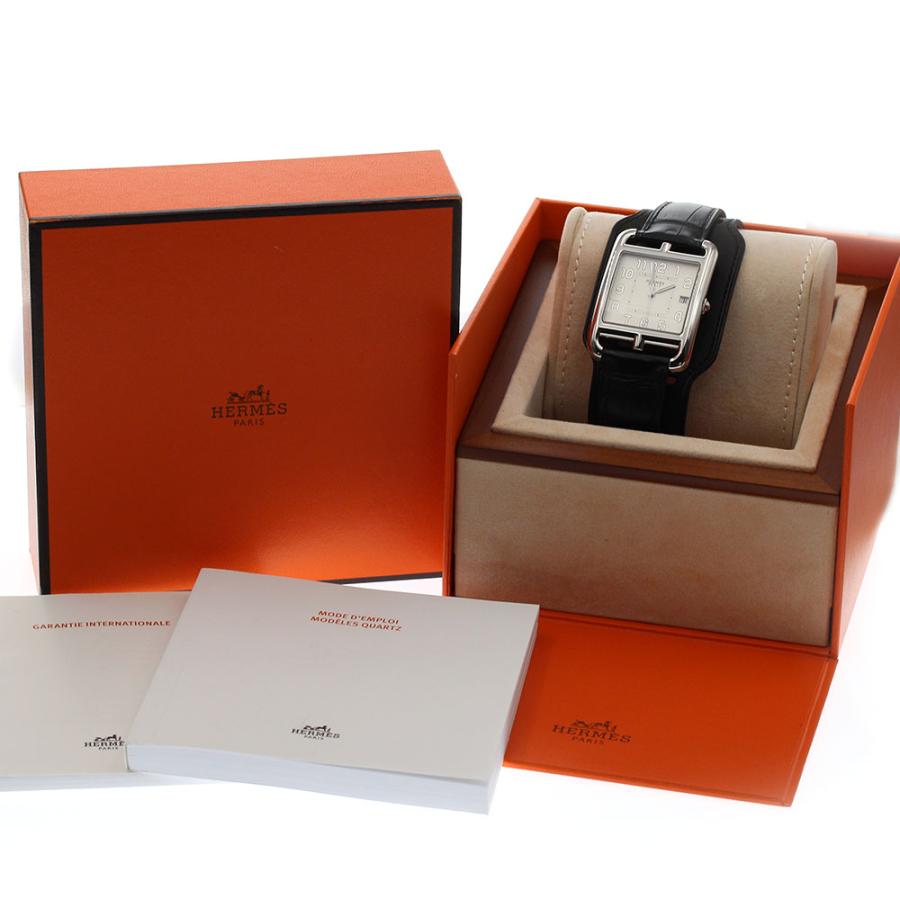 HERMES エルメス CC1.810 ケープコッド デイト クォーツ メンズ 内箱  