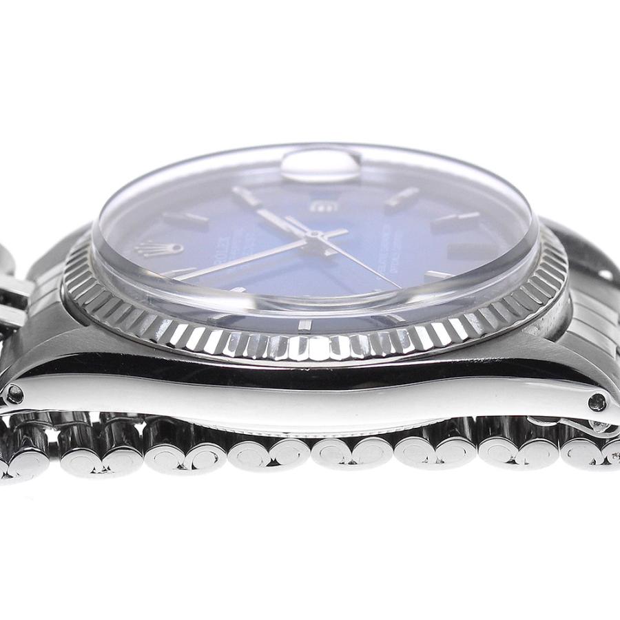 ROLEX 訳あり ロレックス 1601 デイトジャスト ブルーグラデーション 
