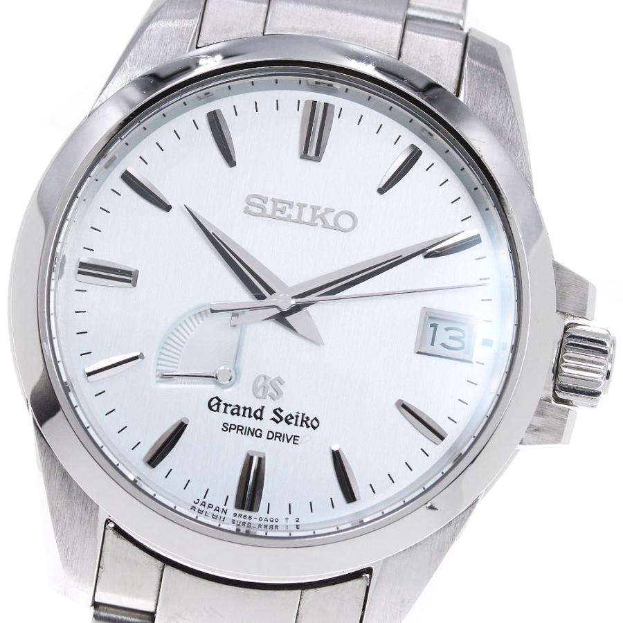 【SEIKO】セイコー グランドセイコー パワーリザーブ デイト SBGA015/9R65-0AG0 スプリングドライブ メンズ_698815 SEIKO（セイコー） SEIKO SBGA015/9R65-0AG1 グランドセイコー パワー
