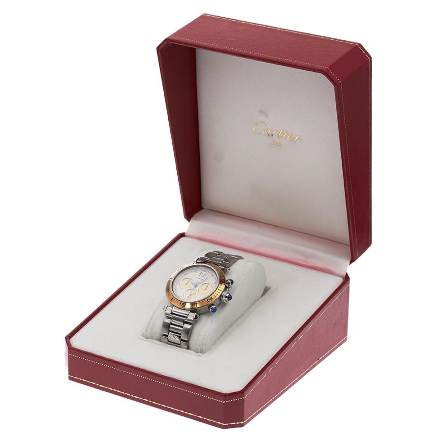 Cartier カルティエ CARTIER W31011H3 パシャ クロノグラフ YGベゼル  