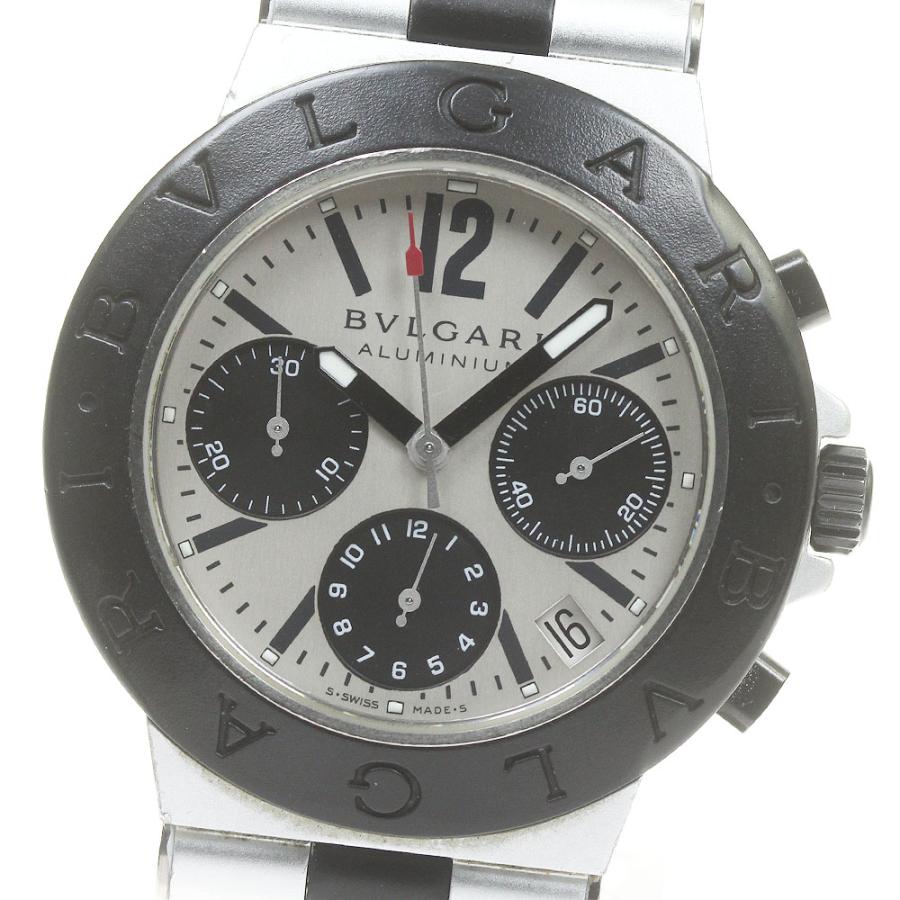 BVLGARI（ブルガリ） 訳あり BVLGARI AC38TA アルミニウム クロノ