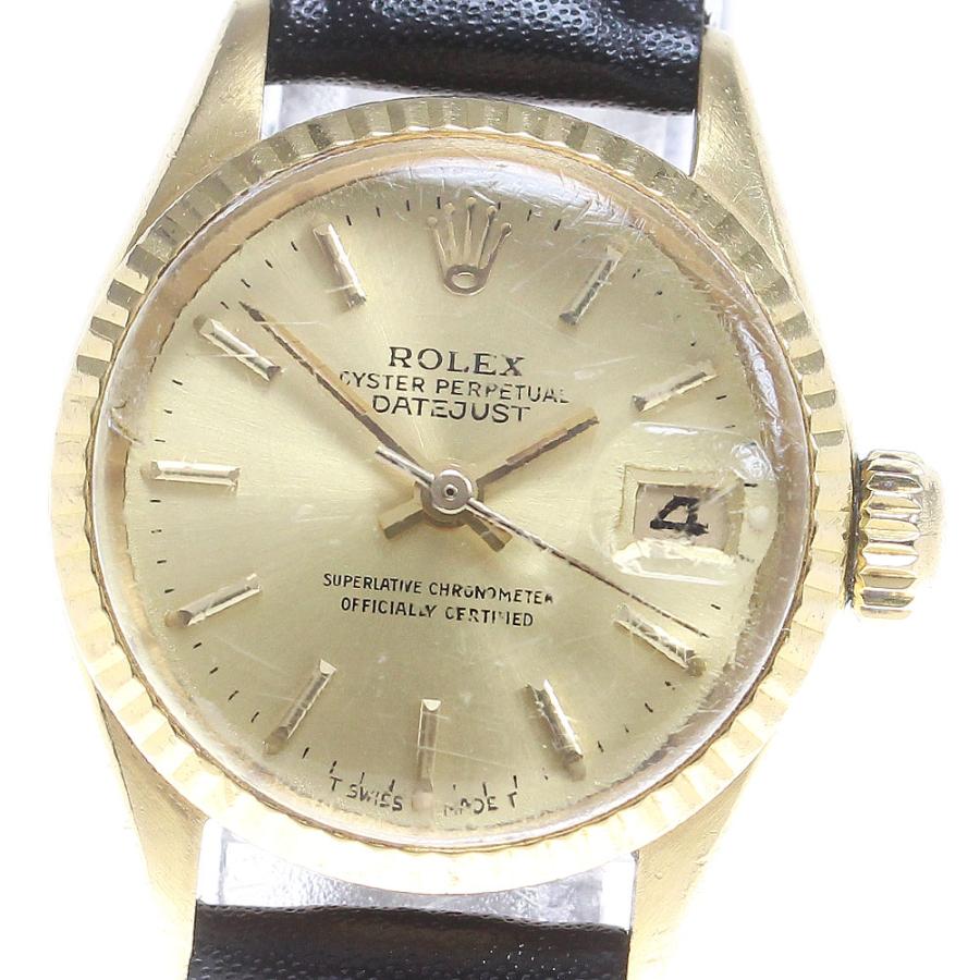 訳あり ロレックス ROLEX 6517 オイスターパーペチュアル デイト Cal 