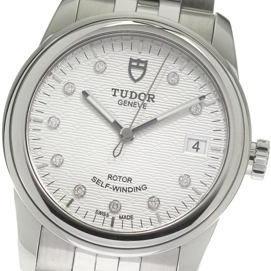 TUDOR チュードル 55000 グラマー デイト 10Pダイヤ 自動巻き ボーイズ  